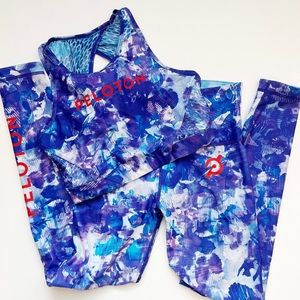 EUC Peloton sports bra & leggings size Medium